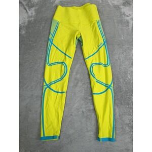 Fanka Body Sculpt 3-Pocketful Leggings Women Size Medium Yellow